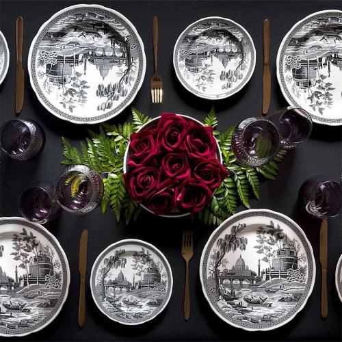 Набор обеденных тарелок Spode Heritage 4 пр белый