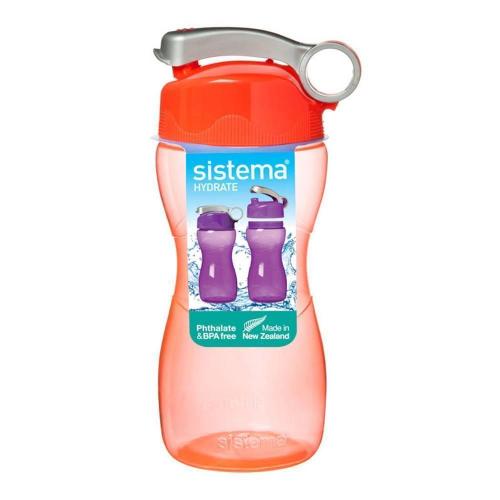 Бутылка для воды 475 мл Sistema Hydrate красная