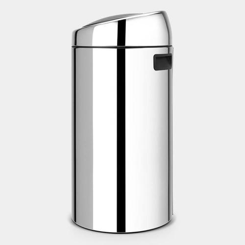 Мусорный бак 20+20 л Brabantia Touch Bin стальной полированный