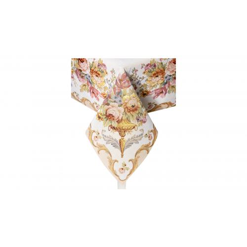Скатерть 155х350 см Mix&Match Home Театр бежевая