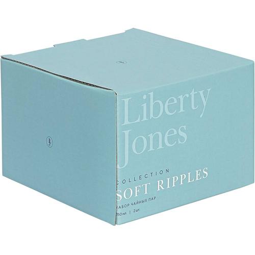 Набор чайных пар Liberty Jones Soft Ripples белый 4 пр