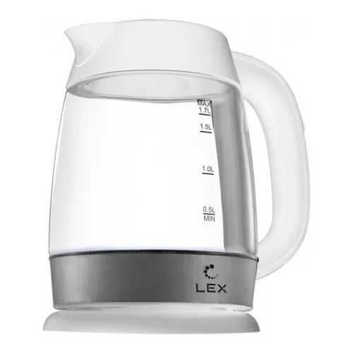 Чайник электрический 1,7 л Lex LX 30011-2 белый