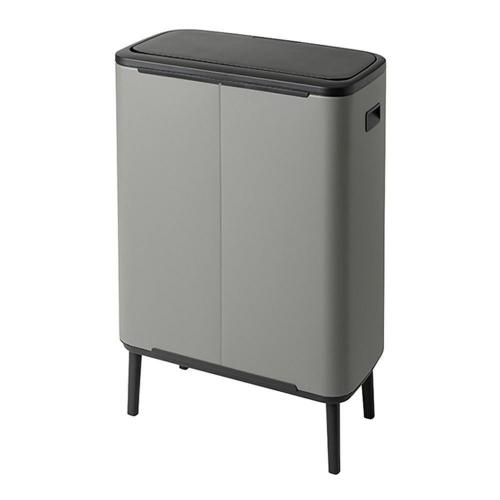 Мусорный бак 2x30 л Brabantia Bo Touch Bin Hi серый