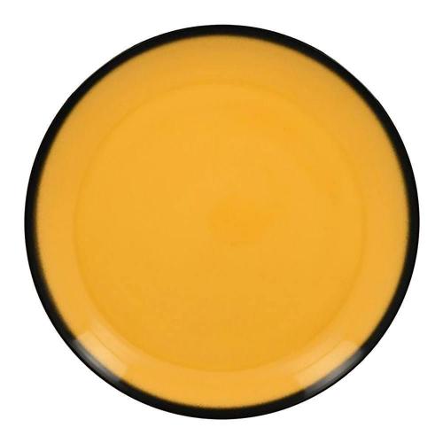 Тарелка круглая RAK Porcelain LEA Yellow 24 см (желтый цвет)