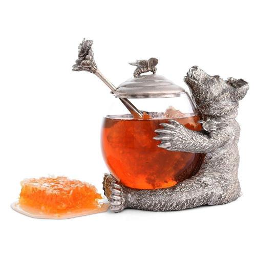 Банка для мёда с ложкой Bear 360 мл Vagabond House Woodland Creatures