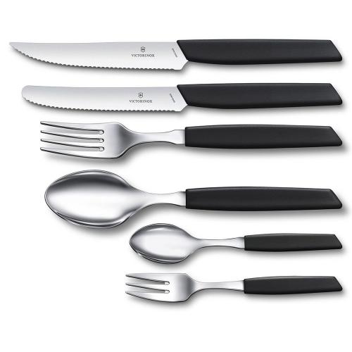 Столовый нож 11 см Victorinox Swiss Modern черный