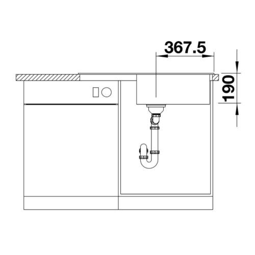 Кухонная мойка 86 см Blanco Legra XL 6 S кофе - 2 фото