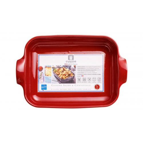 Блюдо для запекания 32х21 см Esprit de cuisine Festonne красное