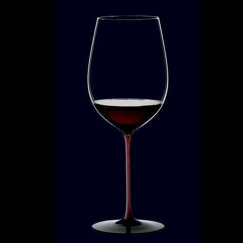 Бокал для вина Бордо Гран Крю 860 мл Riedel Sommeliers Black с красной ножкой