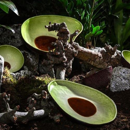 Салатник 34х23,1х9 см 2,5 л Bordallo Pinheiro Tropical Fruits коричневый