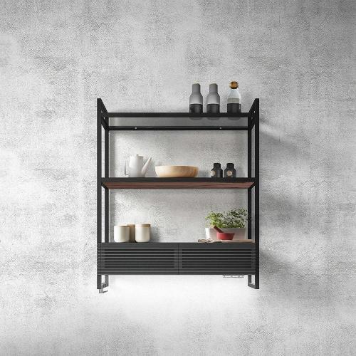 Настенная вытяжка 80 см Elica Feel Open Suite BL/F/80 черная