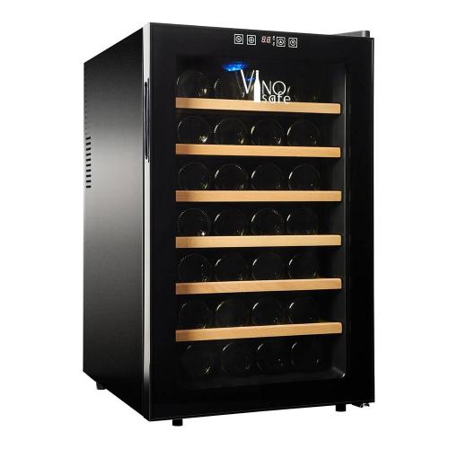 Винный шкаф на 28 бутылок Vinosafe VSF28AM черный