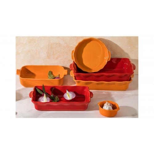 Блюдо для запекания 26х15 см Esprit de cuisine Festonne красное