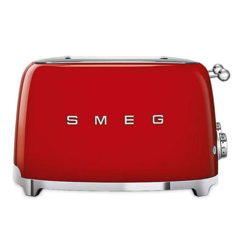 Тостер на 4 ломтика Smeg 50's Style TSF03RDEU красный