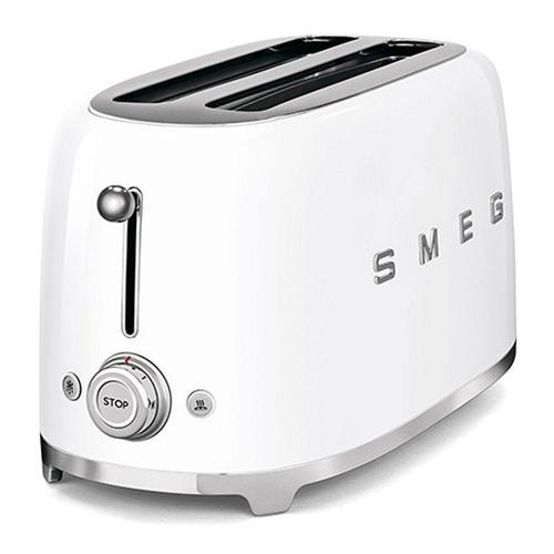 Тостер на 4 ломтика Smeg 50's Style TSF02WHEU белый