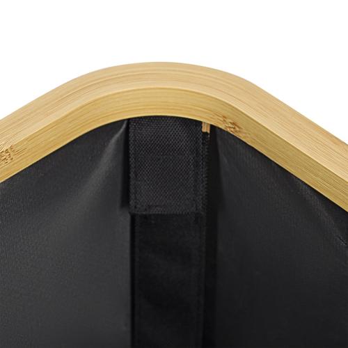 Корзина для белья 40х33 см 20 л Smart Solutions Neat Low черная