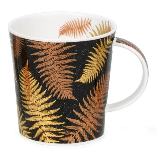 Кружка 320 мл Dunoon Lomond Ferns черная
