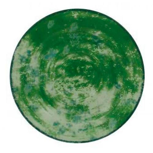 Блюдце RAK Porcelain Peppery круглое 13 см, зеленый цвет (для чашки 90 мл)