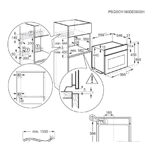 Духовой шкаф electrolux vkl8e08wx