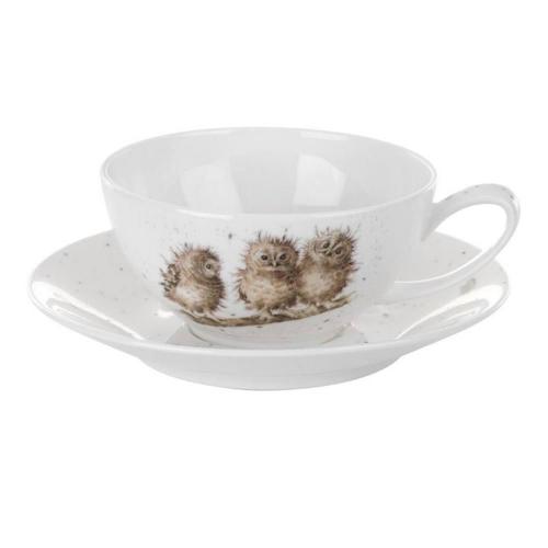 Кофейная пара Совы 300 мл Royal Worcester Забавная фауна