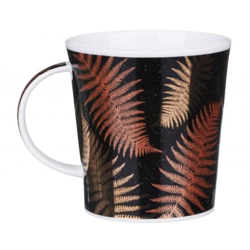 Кружка 320 мл Dunoon Lomond Ferns черная