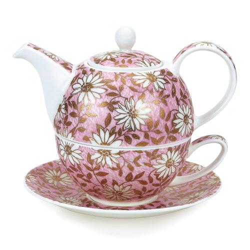 Сервиз чайный Nuovo 500 мл Dunoon Tea for One 3 пр розовый