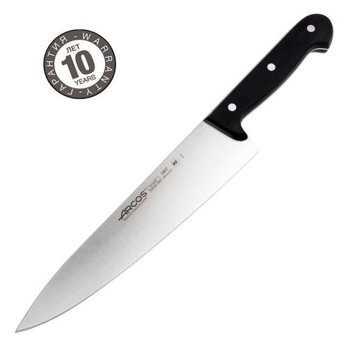 Нож поварской 25 см Arcos Universal черный