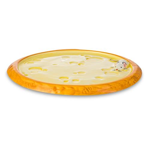 Сервировочное блюдо 23 см Edelweiss Сыр желтое