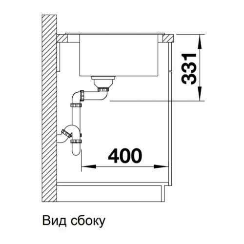 Кухонная мойка 61,5 см Blanco Pleon 6 белая - 1 фото