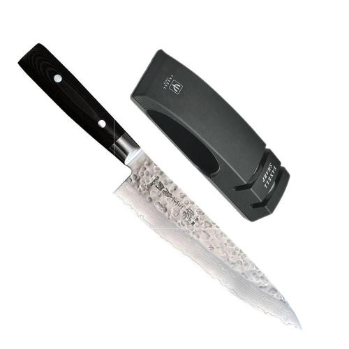 Набор из поварского ножа и точилки Yaxell Zen 2 пр