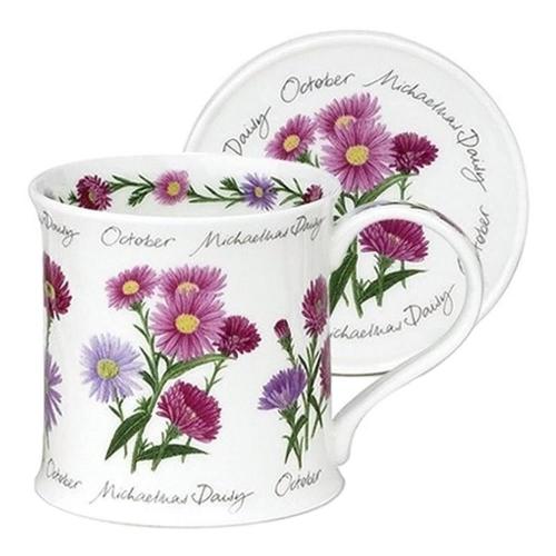 Чайная пара Октябрь 300 мл Dunoon Wessex Flower Of The Month