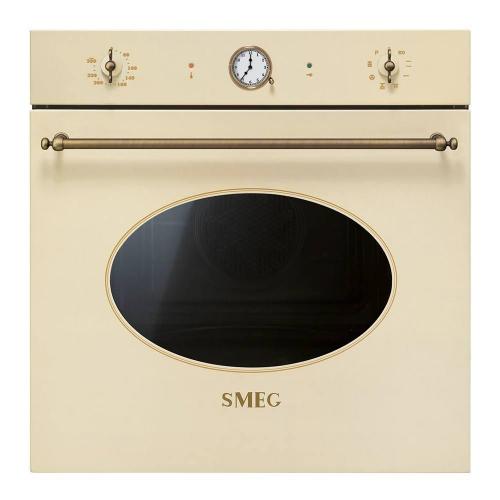 Многофункциональный духовой шкаф 60 см Smeg Coloniale SFP805PO кремовый