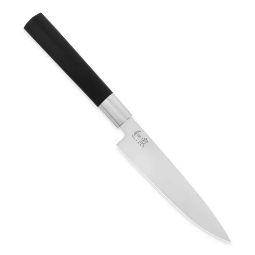 Нож универсальный 14,8 см Kai Wasabi Black черный
