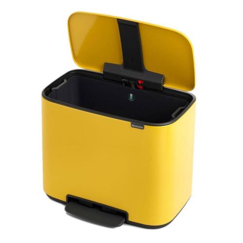 Мусорный бак 36 л Brabantia Bo Pedal Bin желтый