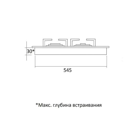 Газовая варочная панель Kuppersberg FV6TGRZ C