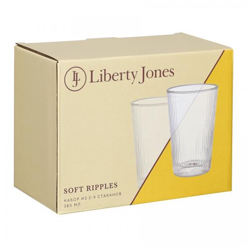 Набор стаканов Liberty Jones Soft Ripples прозрачный 2 пр