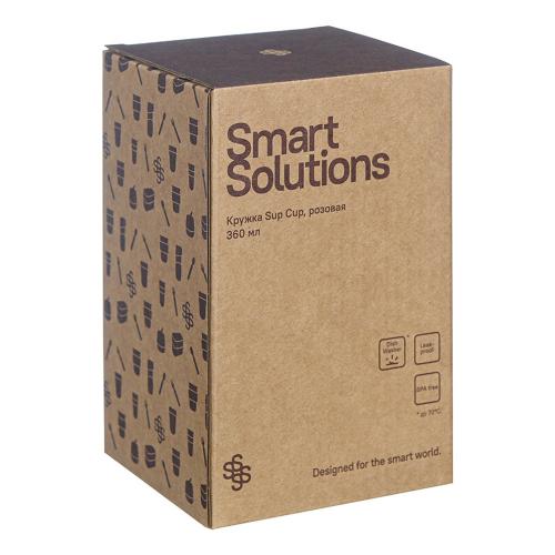 Термокружка 360 мл Smart Solutions розовая