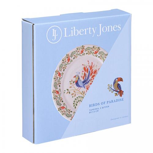 Набор десертных тарелок Liberty Jones Birds of Paradise белый 2 пр