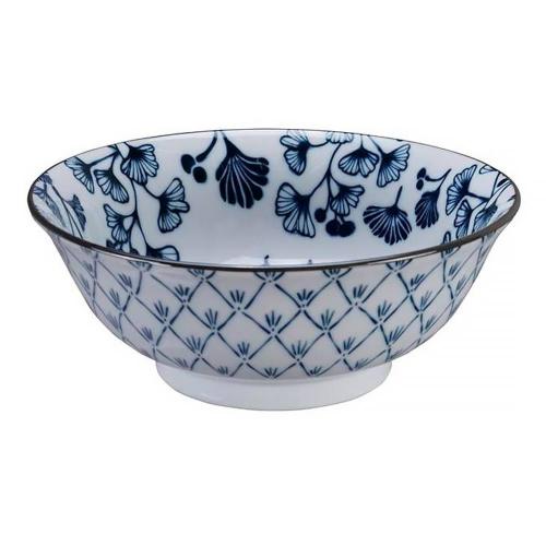 Тарелка для лапши 20,3 см Tokyo Design Flora Japonic бело-синяя