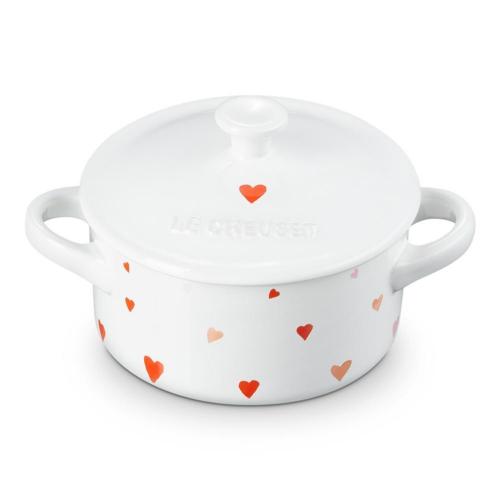 Кокот керамический Hearts 10 см 250 мл Le Creuset белый