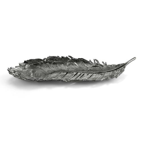 Сервировочное блюдо 41,9х14х2,5 см Michael Aram Plume черное