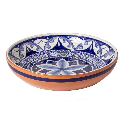 Чаша 41,6 см Casafina by Costa Nova Alentejo Terracota blue-white