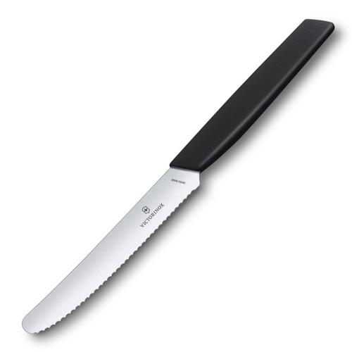 Столовый нож 11 см Victorinox Swiss Modern черный