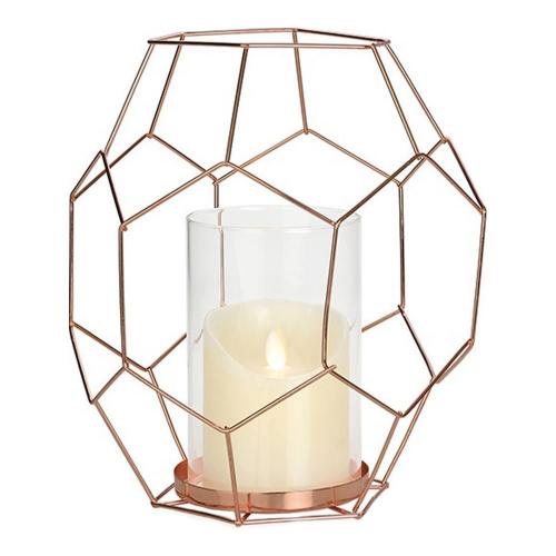 Подсвечник Hexagon 21,3х25,5 см Andrea House Copper