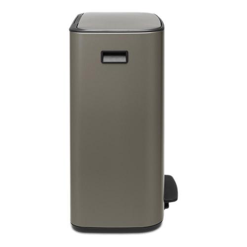 Мусорный бак 60 л Brabantia Bo Pedal Bin платиновый