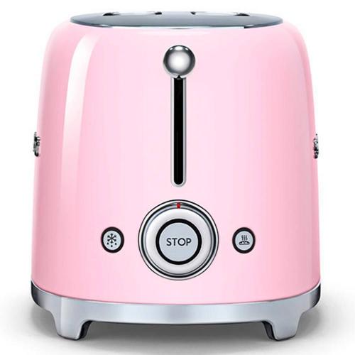 Тостер на 2 ломтика Smeg 50's Style TSF01PKEU розовый