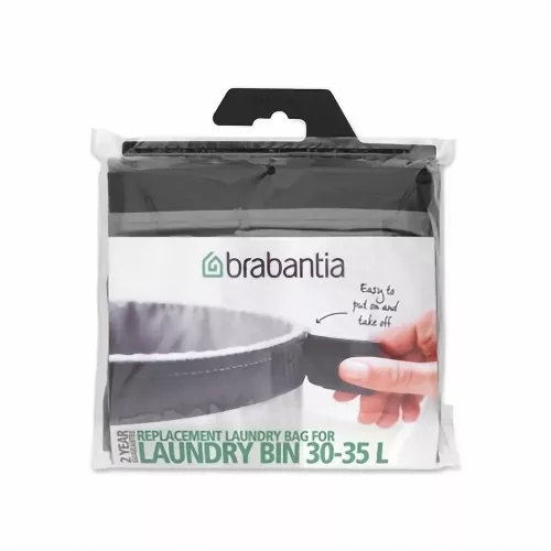 Мешок для бака 40х80 см 35 л Brabantia серый