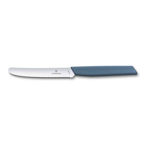 Столовый нож 11 см Victorinox Swiss Modern синий