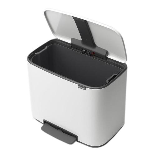 Мусорный бак 36 л Brabantia Bo Pedal Bin белый