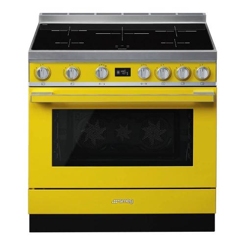 Варочный центр 90 см Smeg Portofino CPF9IPYW желтый